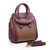 Heroine Claret leather rivets handle bag