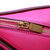 Heroine Fuchsia leather rivets handle bag