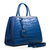 Blue Croco Leather Jours Elite It Bag