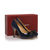 Dark blue quilting leather pump