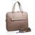 Khaki Leather Briefcase