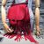 Original leather bamboo fringe tassel shoulder bag