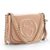 Beige soft patent leather Soho Chain Shoulder Bag