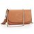 Leather flap bag