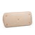 Beige Real Cowhide Leather Handle Bag