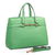 Apple Green Real Cowhide Leather Handle Bag