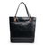 Black leather  tote