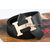 Gold Metal H Black&Black Belt HB-G-BLK