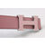 Nickel Enamel Metal H Pink&Black Belt HB-N-PNK