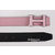 Nickel Enamel Metal H Pink&Black Belt HB-N-PNK