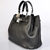 Black LYCHEE LEATHER Kelly 32cm