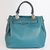 Blue LYCHEE LEATHER Kelly 32cm