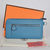 Azap Long Wallet Goatskin Blue