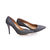 Pewter fabric pointed head pump