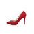 suede leather pointed head pump