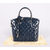 Fall Winter Blue Patent Lockit Handle Bag