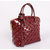 Fall Winter Claret Patent Lockit Handle Bag