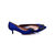 Blue Rhinestone point head pump