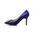 Blue satin point head pump