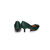 Green Rhinestone point head pump