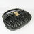 Black Quilting Lamb Skin Leather Flap Lock Closure Handle Bag