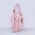 Pink Quilting Lamb Skin Leather Flap Lock Closure Handle Bag