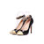 Patent leather point head pump