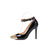 Patent leather point head pump