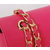 Saffiano leather chain clutch