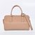 Light Pink Saffiano Leather Column Handle Bag