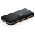 Black Saffiano Leather Zipper Long Wallet