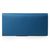 Dark Blue Saffiano Leather Button Flap Closure Wallet