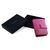 Fuschia Saffiano Leather Card Holder