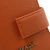 Orange Saffiano Leather Card Holder