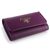 Purple Leather Key Holder