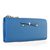 Blue Saffiano Leather Bowknot Wallet