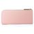 Light Pink Saffiano Leather Bowknot Wallet