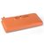 Orange Saffiano Leather Bowknot Wallet