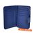 Dark Blue Saffiano Leather Wallet