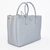 Light Blue Saffiano Leather Classic Handbag