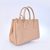 Light Pink Saffiano Leather Classic Handbag