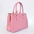 LT Rose Saffiano Leather Classic Handbag