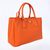 Orange Saffiano Leather Classic 33CM Handbag