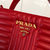 original nappa leather medium panier bag 1BA212 red