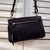 Black with sun leather shoulder bag