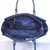 Dark Blue Saffiano Leather Classic 34CM Handbag