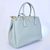 Light Blue Saffiano Leather Classic 33CM Medium Handbag