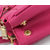 Fuschia Saffiano Leather Classic Handbag