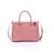 Light Pink Saffiano Leather Classic Handbag