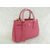 Pink Saffiano Leather Classic Handbag